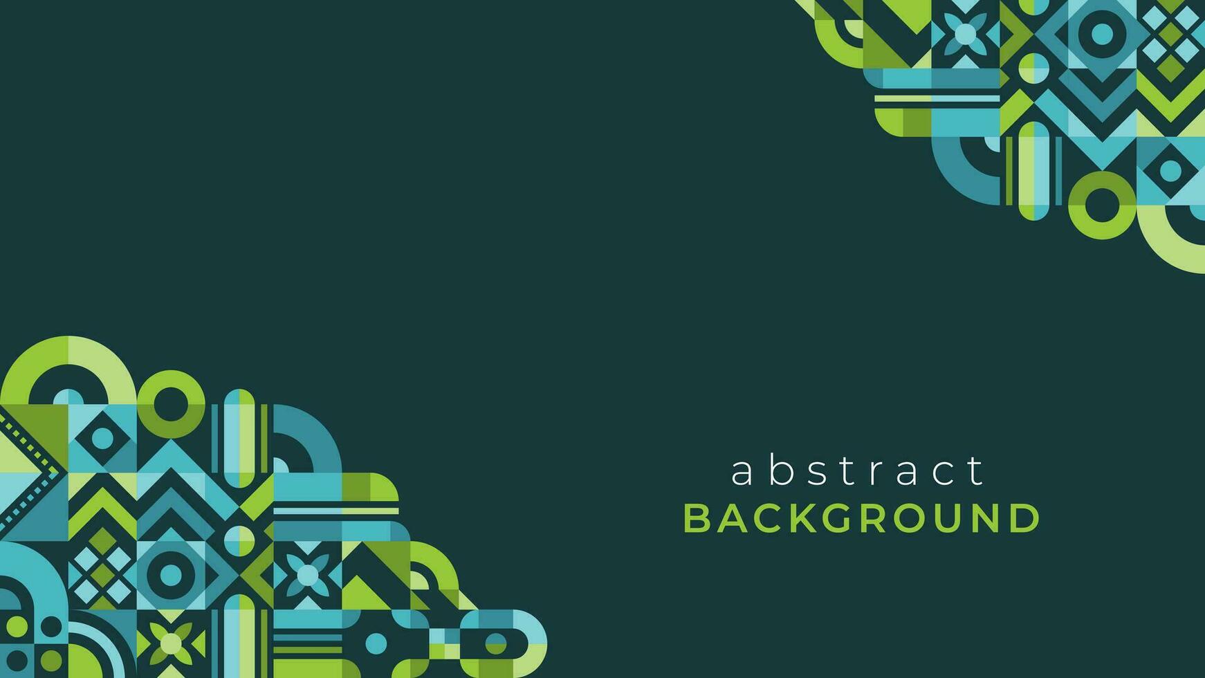 abstrakt geometrisk mosaik- bakgrund design vektor