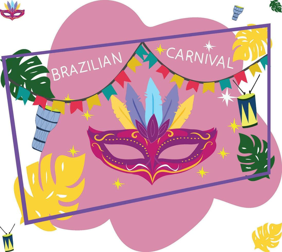 Brasilianer Karneval Vektor Illustration