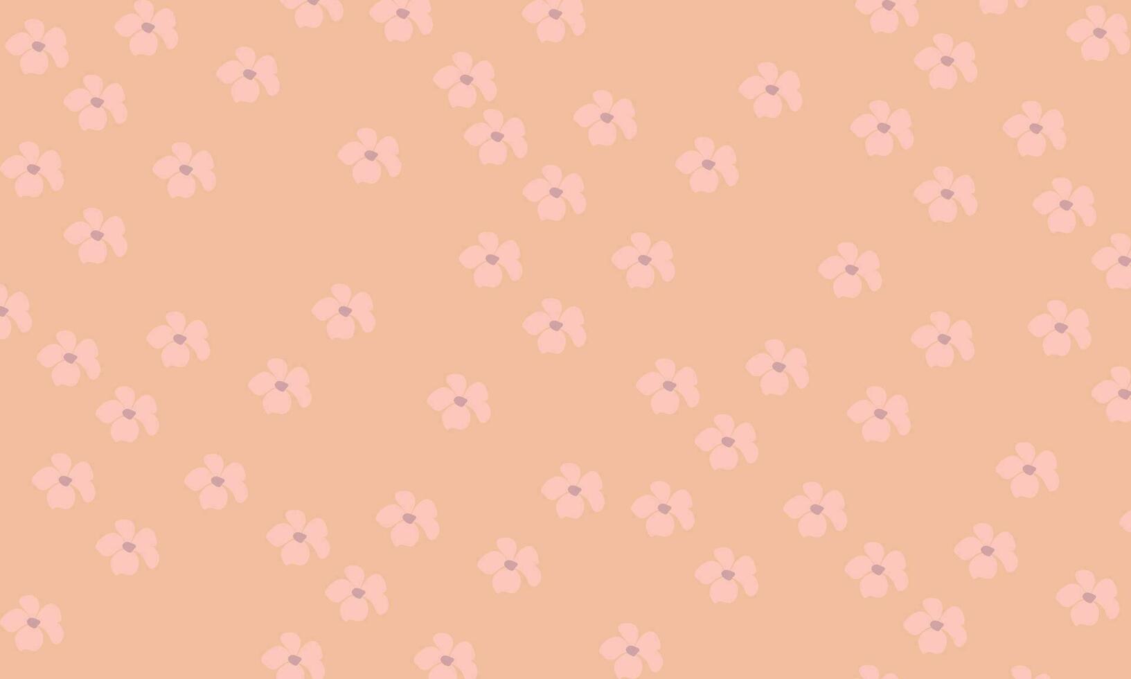 Blume Muster Hintergrund, süß Gekritzel Design vektor