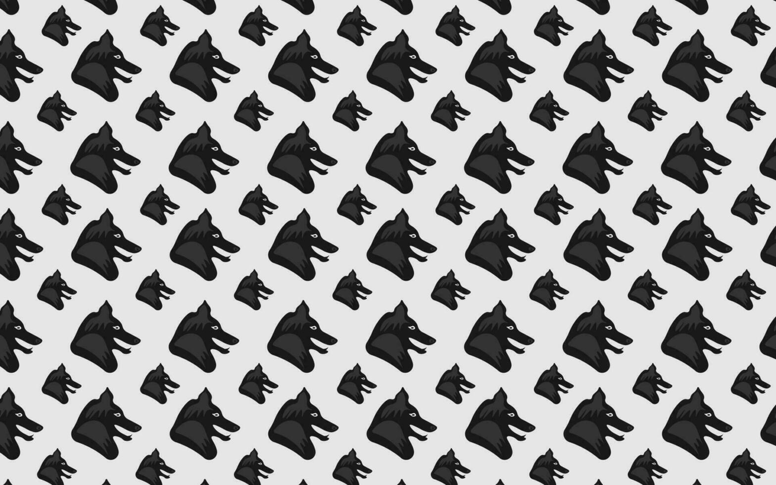 Hund Fußabdruck Muster und Hintergrund Design vektor