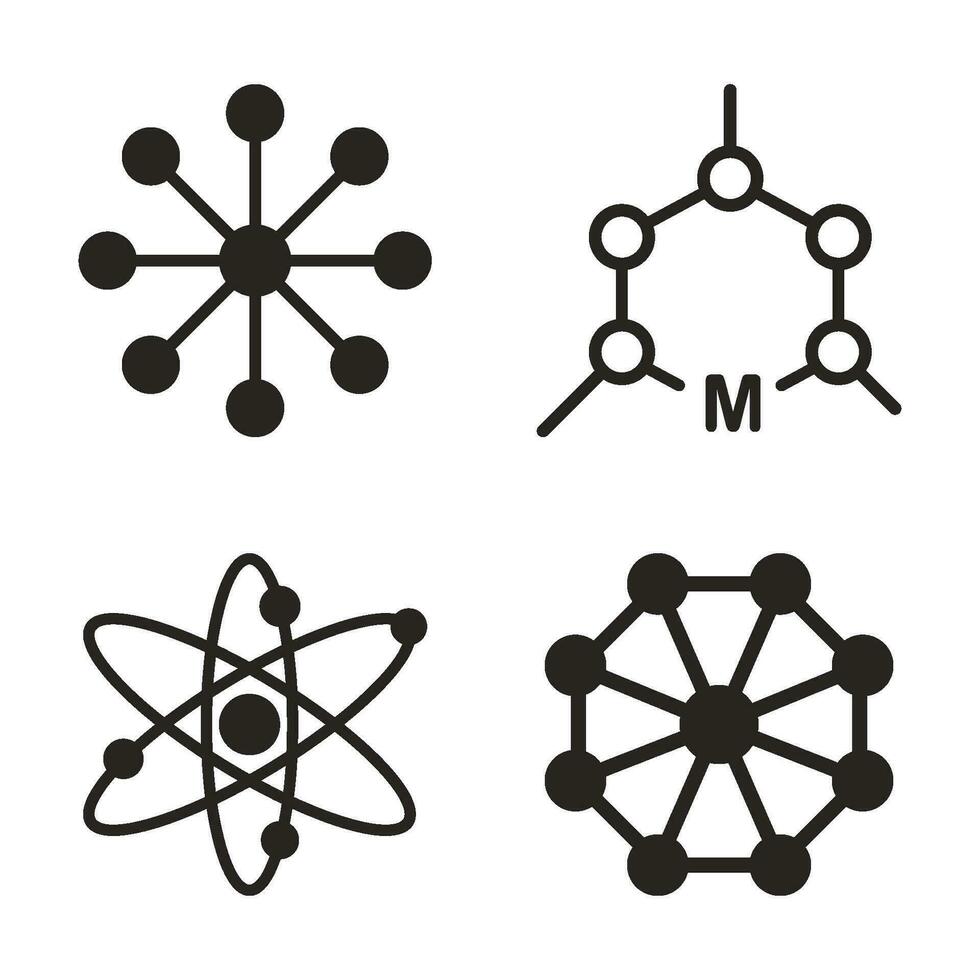 Symbolvektor für Moleküle vektor