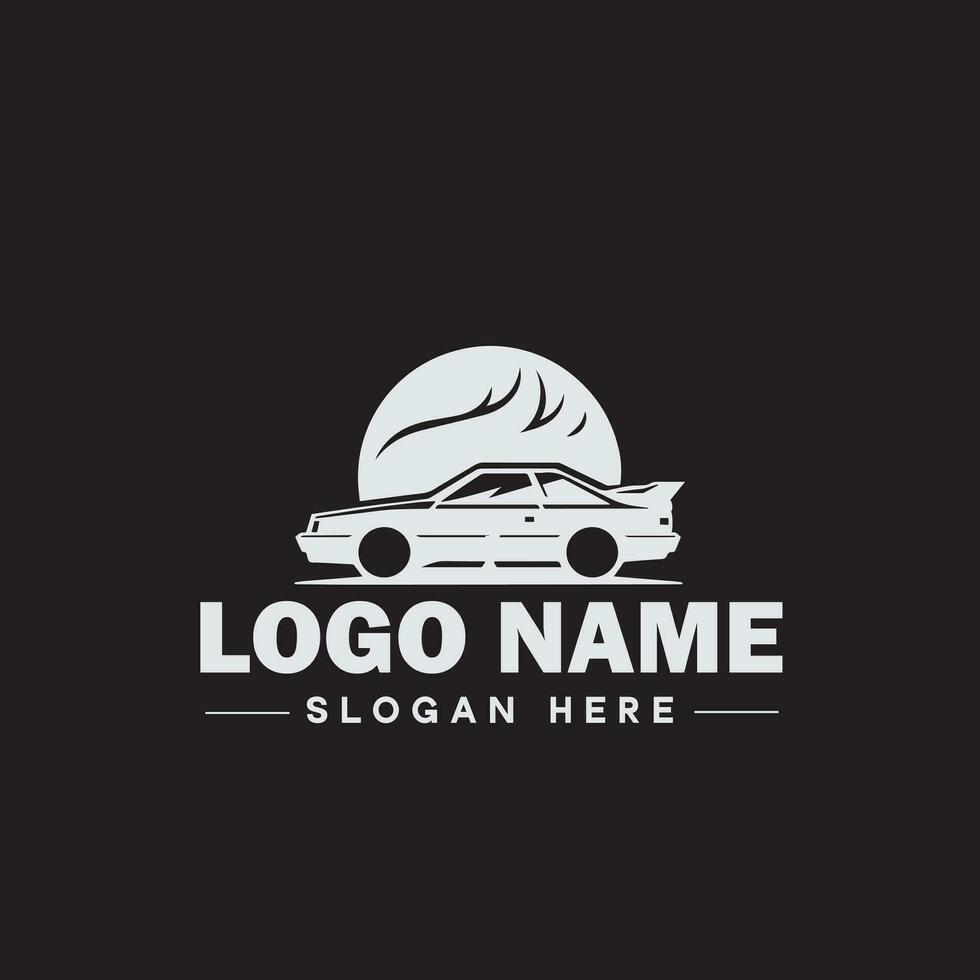 bil- logotyp bil affär logotyp bil återförsäljare logotyp bil reparera logotyp ikon rena platt modern minimalistisk företag fordon logotyp redigerbar vektor
