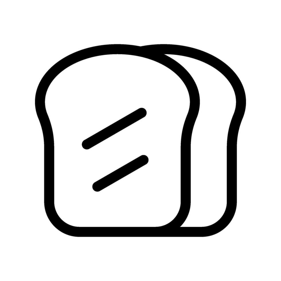 Brot Symbol Vektor Symbol Design Illustration