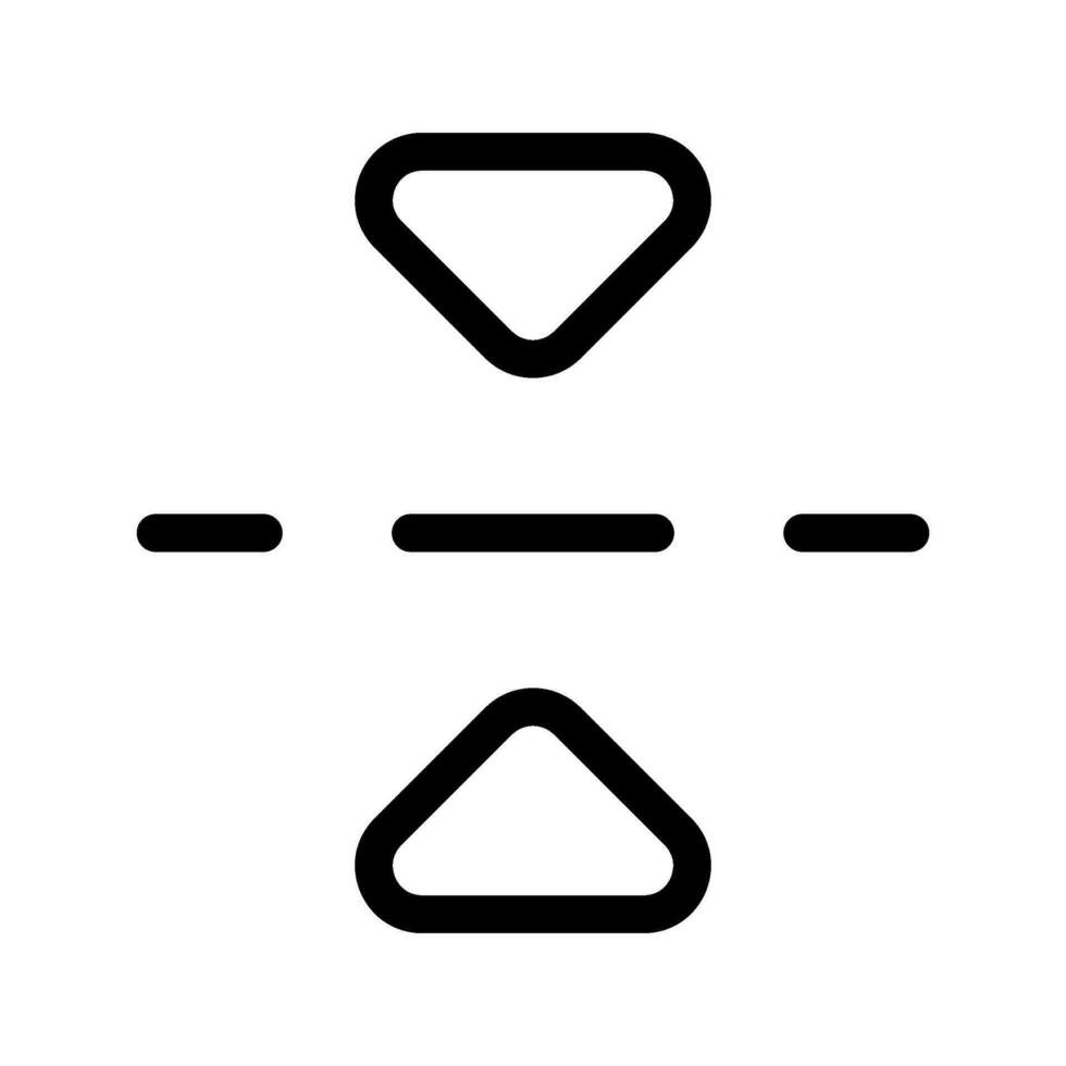 Flip vertikal Symbol Vektor Symbol Design Illustration