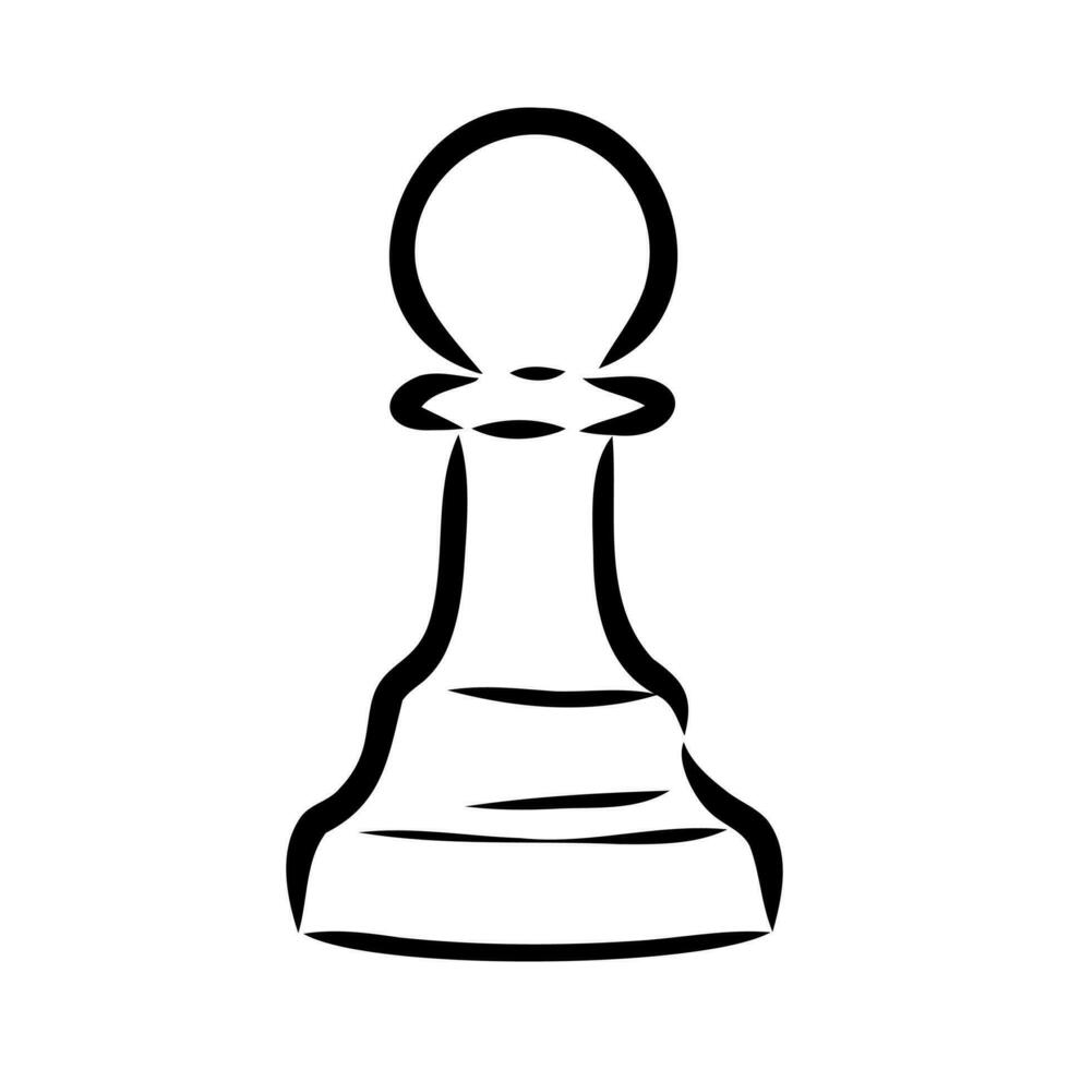 Schach Vektor skizzieren