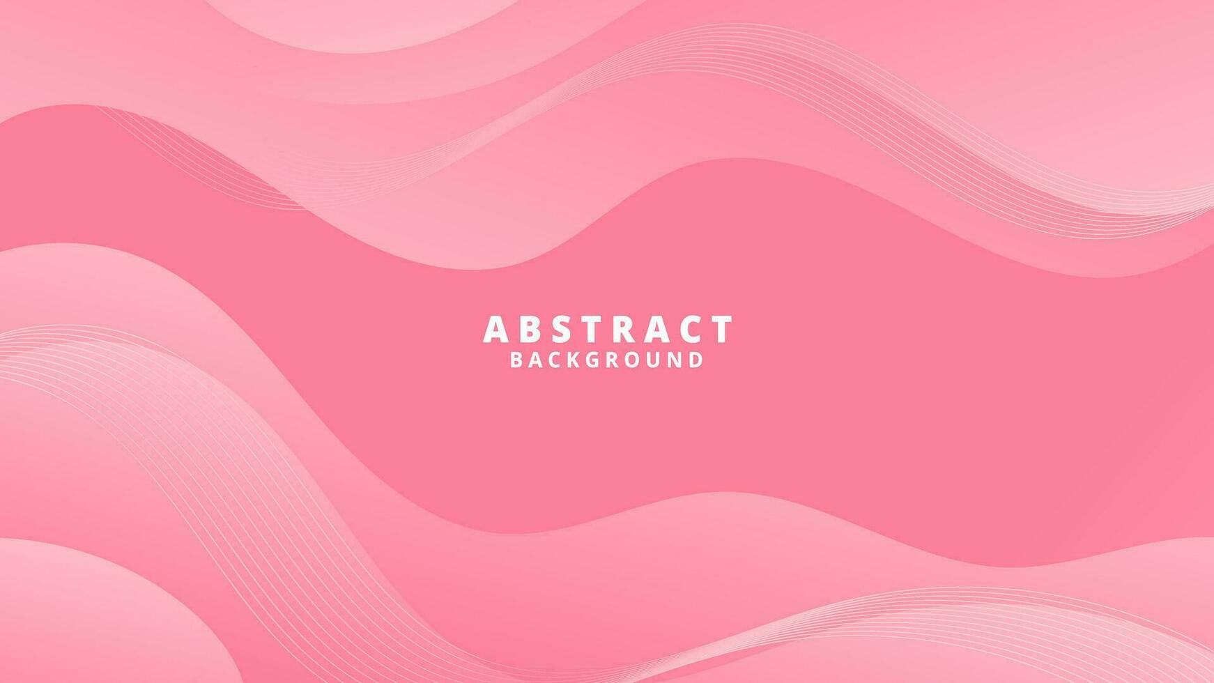 abstrakt Rosa Hintergrund mit wellig Formen. fließend und kurvig Formen. diese Anlagegut ist geeignet zum Webseite Hintergründe, Flyer, Poster, und Digital Kunst Projekte. vektor