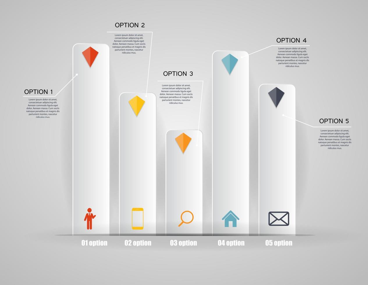 Infografik-Vorlagen für Business-Vektor-Illustration. vektor