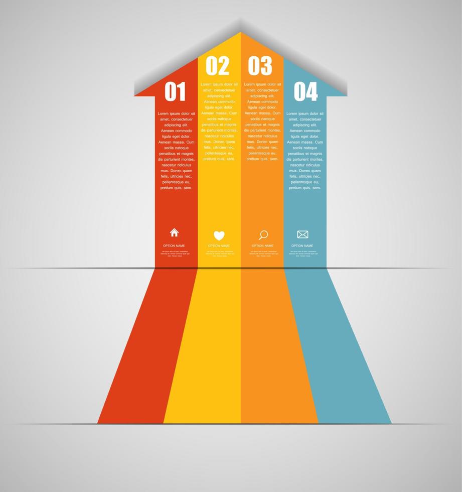 infografiska mallar för affärsvektorillustration. eps10 vektor