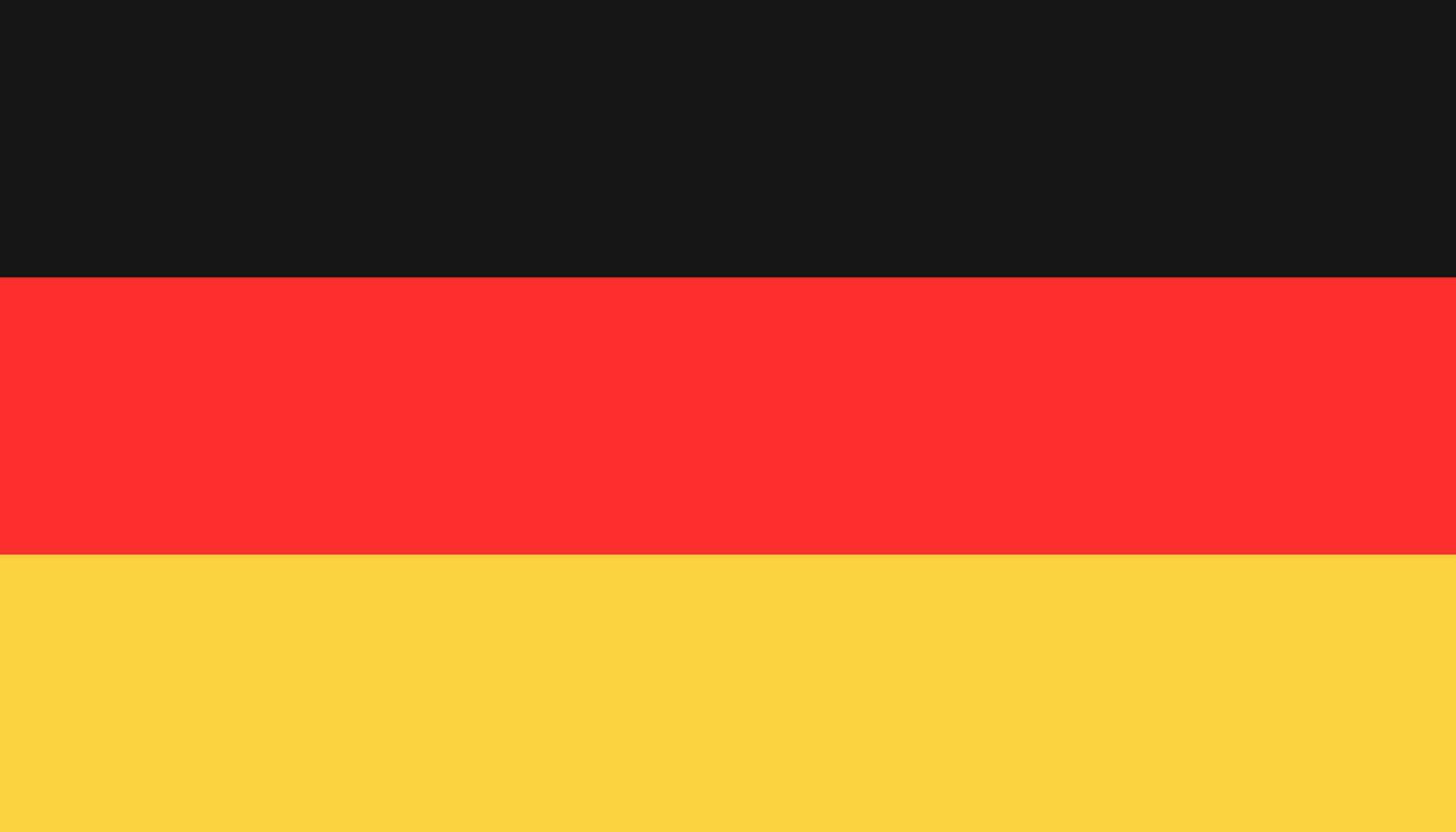 Deutschland Land Flagge Vektor Illustration