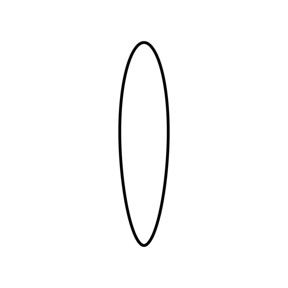 Surfbrett Symbol Vektor Satz. Surfen Illustration Zeichen Sammlung. Surfen Reiten Symbol oder Logo.