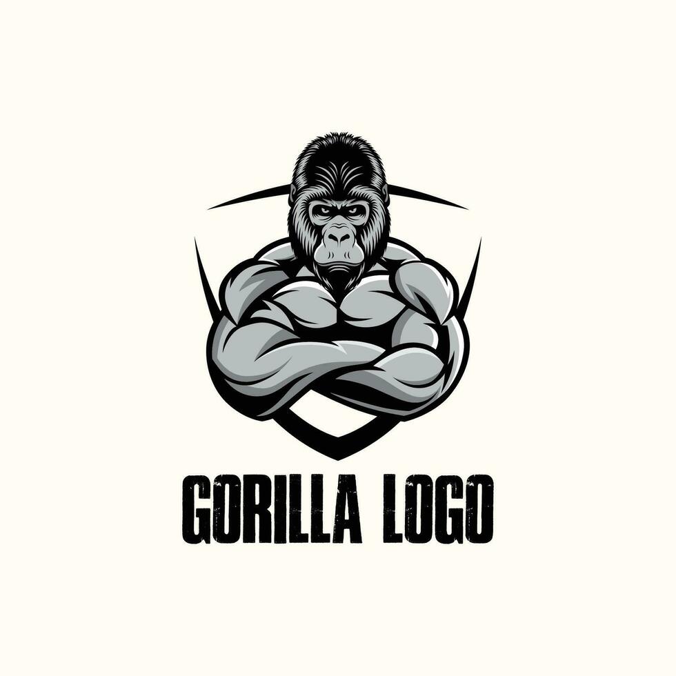 vektor logotyp gorilla