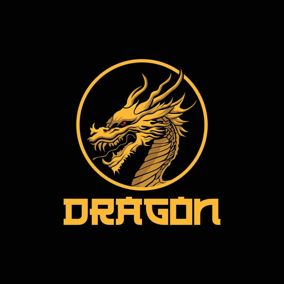 Vektor Logo Drachen