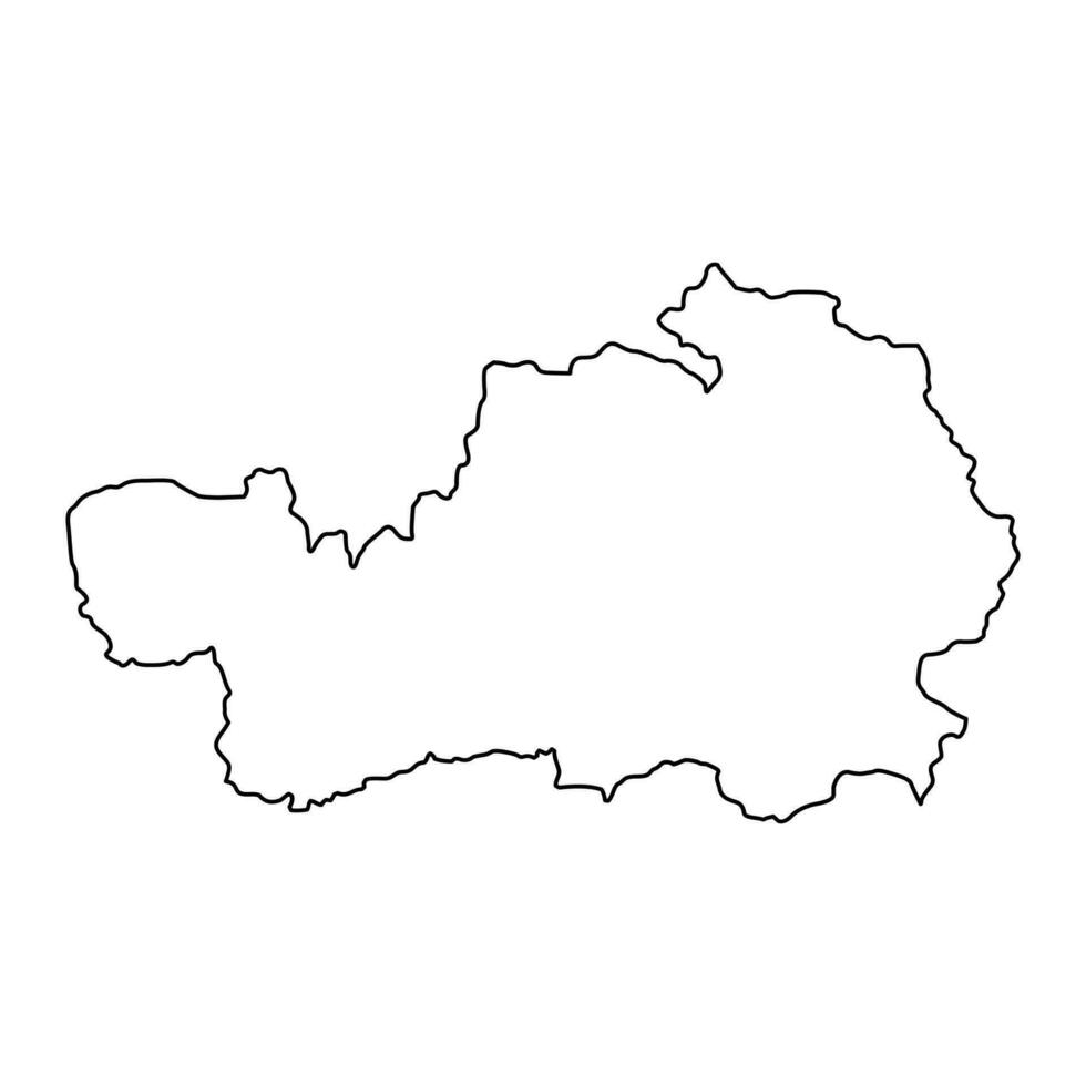 betsiboka område Karta, administrativ division av madagaskar. vektor illustration.