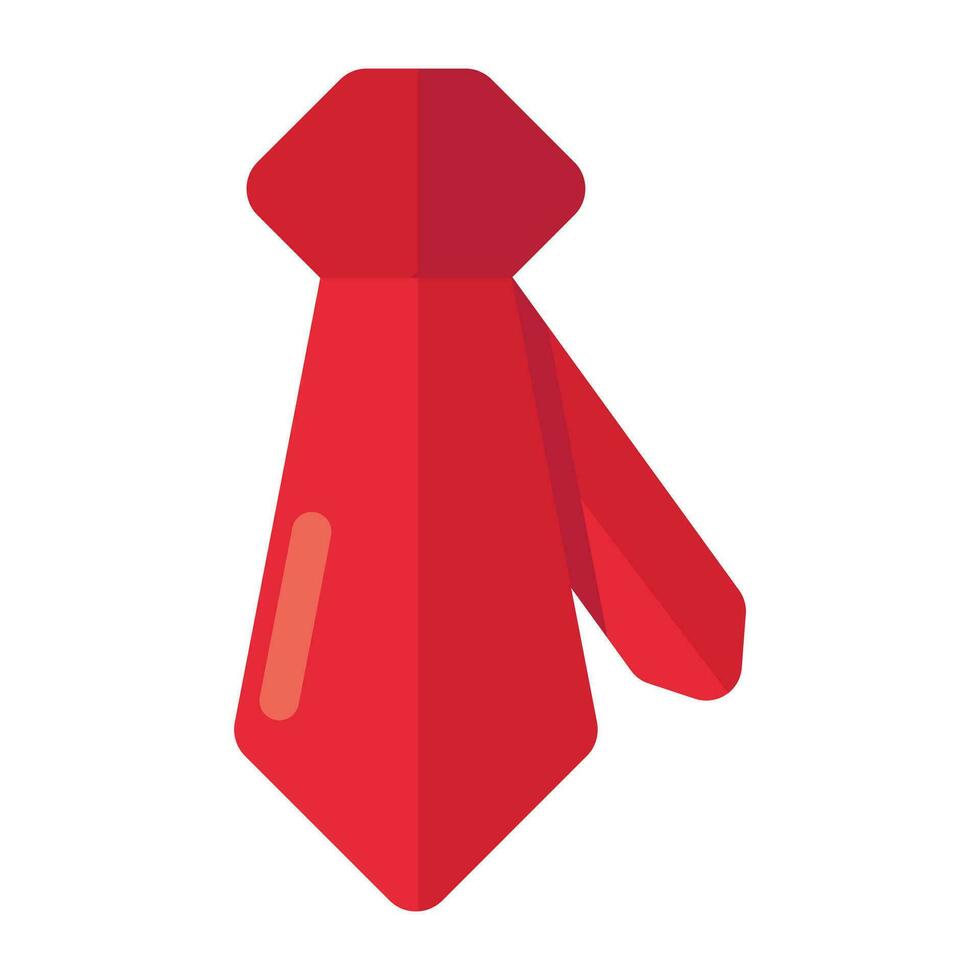 redigerbar design ikon av slips vektor