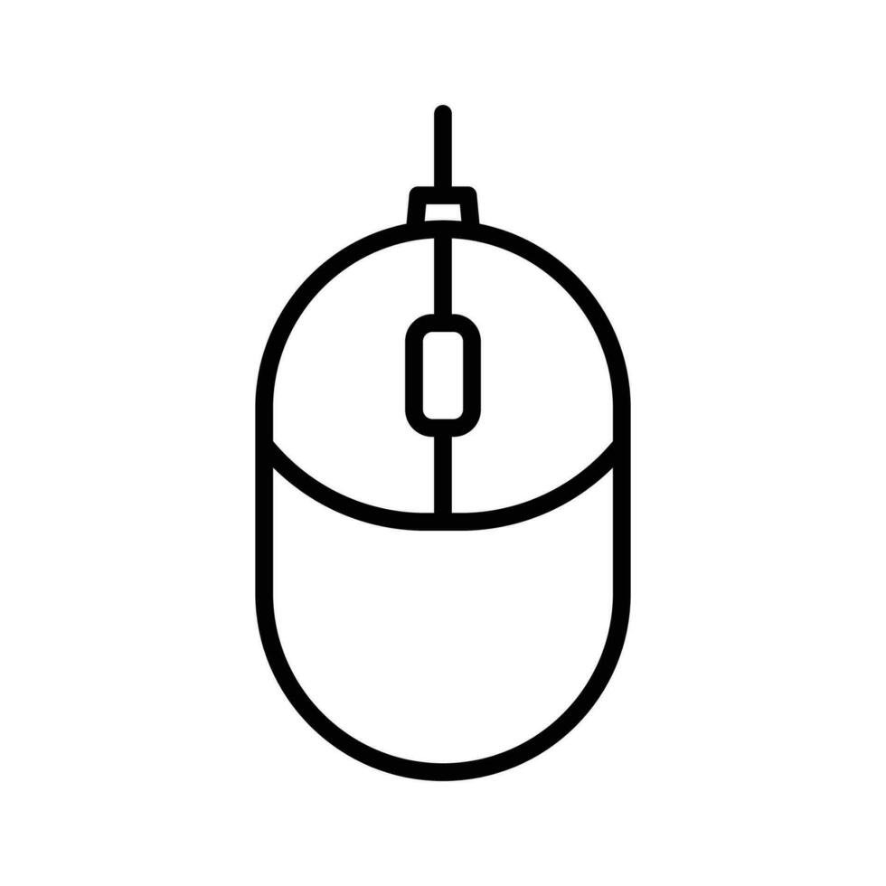 Computer Maus Symbol Vektor Design Vorlage einfach und sauber