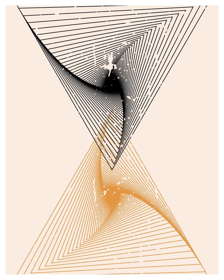 abstraktes zeitgenössisches Design mit geometrischen Gleichgewichtsformen, modernes minimalistisches Kunstdesign aus der Mitte des Jahrhunderts. für Kunstdruck, Wanddekoration, Buch, Cover, Poster, Flyer, Zeitschriften. eps10 vektor