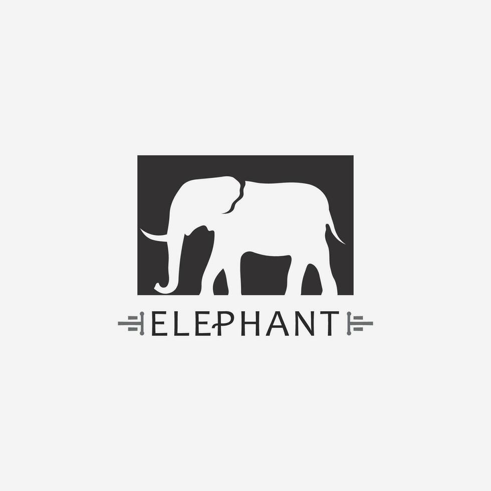 elefant logotyp vektor illustratör formgivningsmall