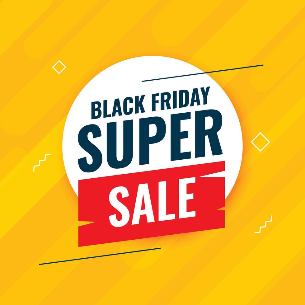 svart fredag super försäljning platt Färg baner vektor