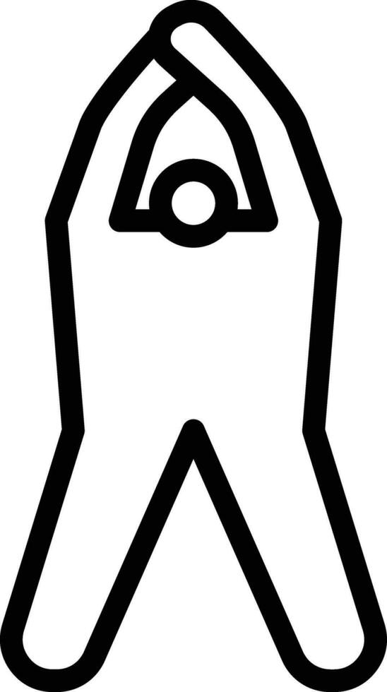 Person ausüben Vektor Symbol