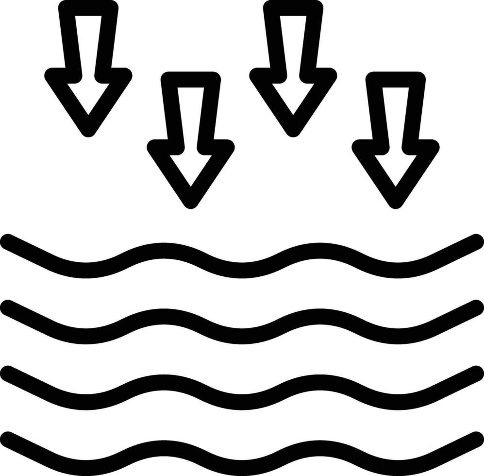 niedrig Tide Vektor Symbol