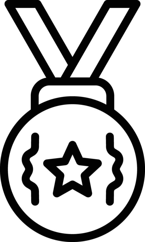 brons medalj vektor ikon
