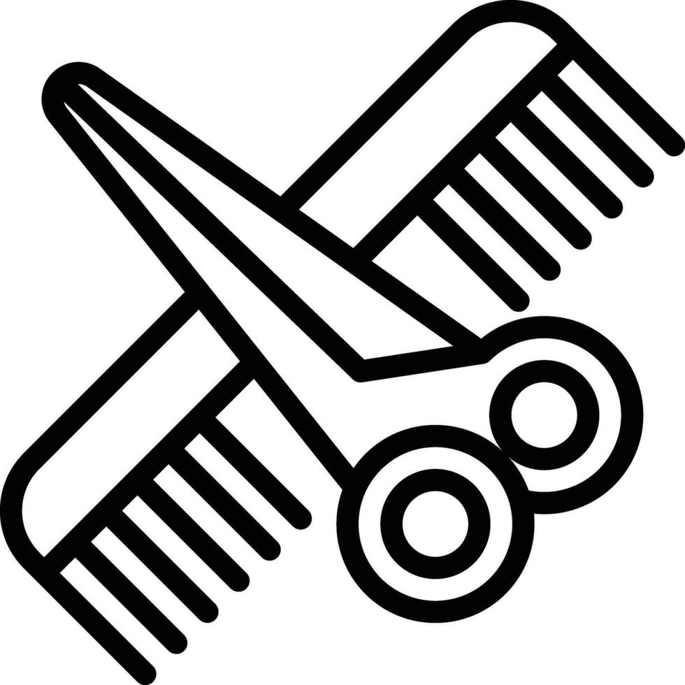 Friseursalon-Vektorsymbol vektor