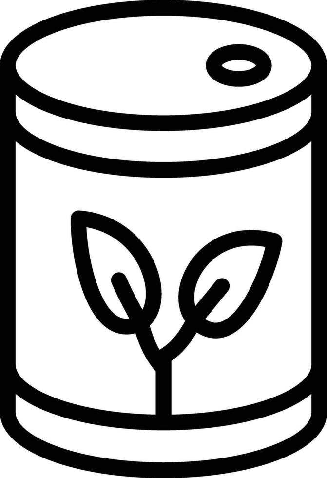 Biotreibstoff Fassl Vektor Symbol