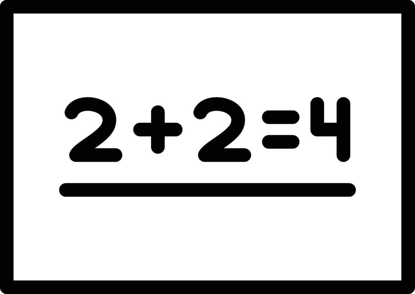 Mathematik-Vektor-Symbol vektor