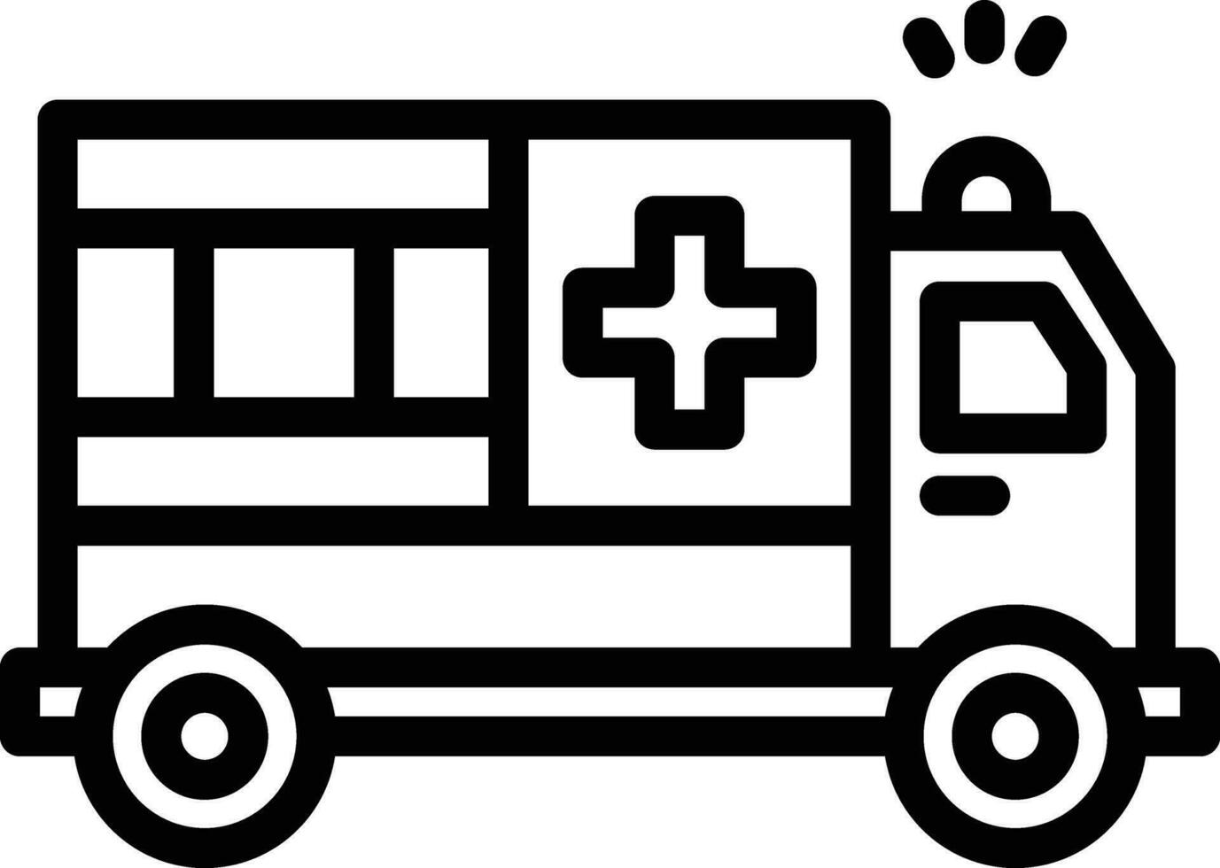 Krankenwagen-Vektor-Symbol vektor