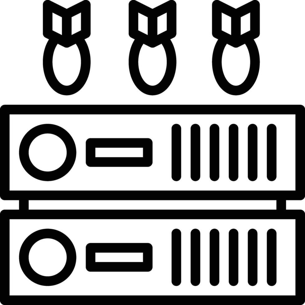 Server ddos Vektor Symbol