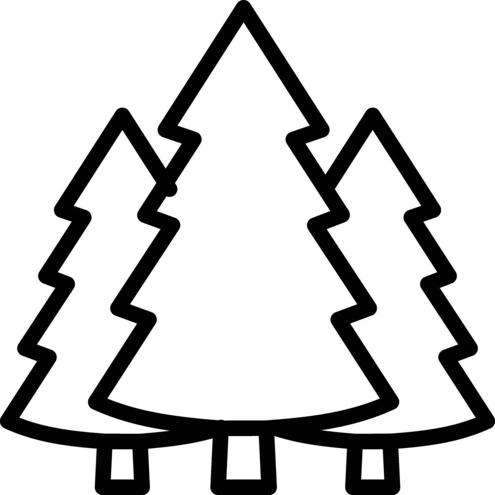 Wald-Vektor-Symbol vektor