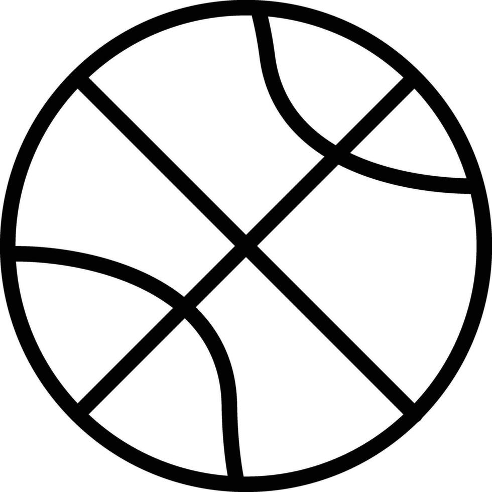 Basketball-Vektor-Symbol vektor