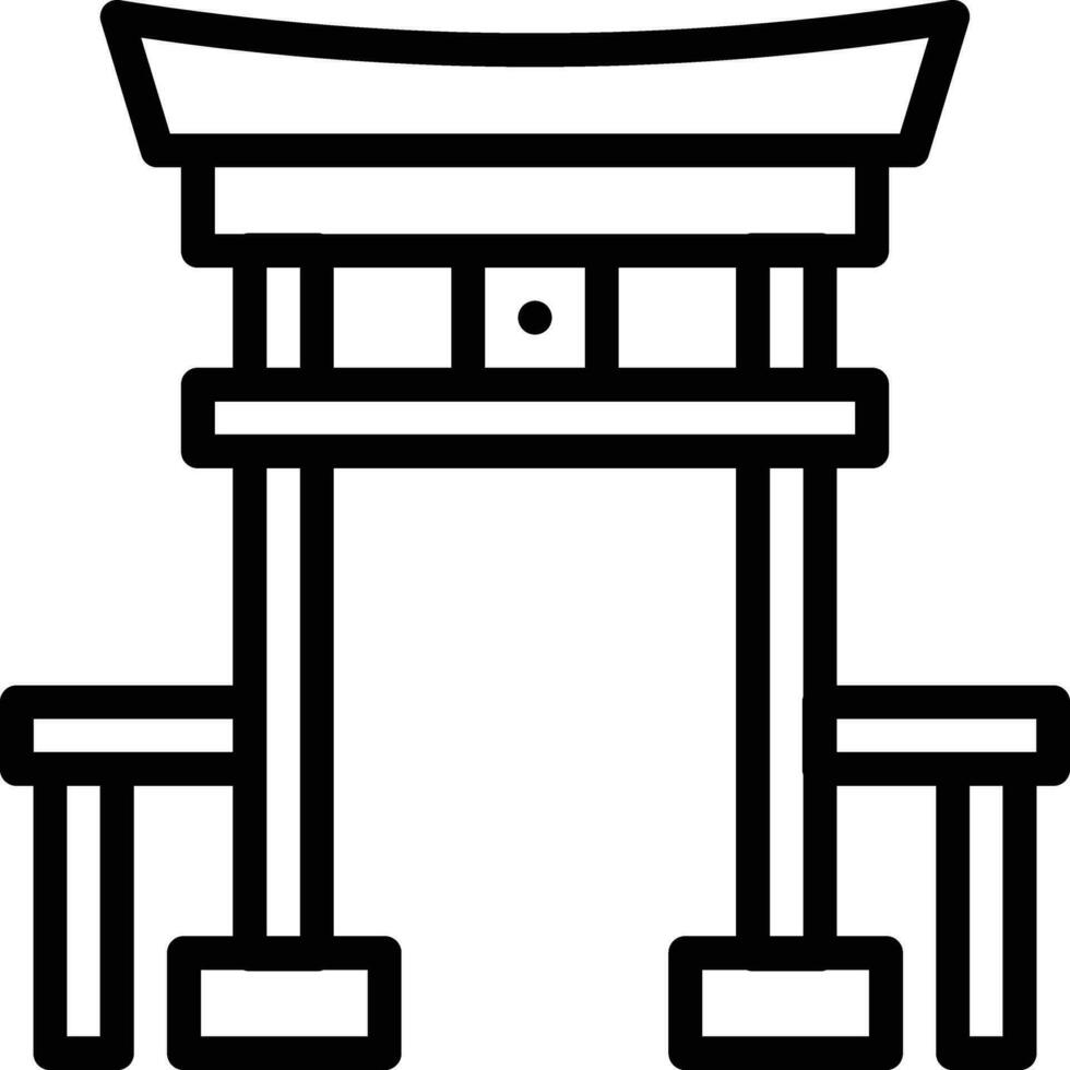 torii Tor Vektor Symbol