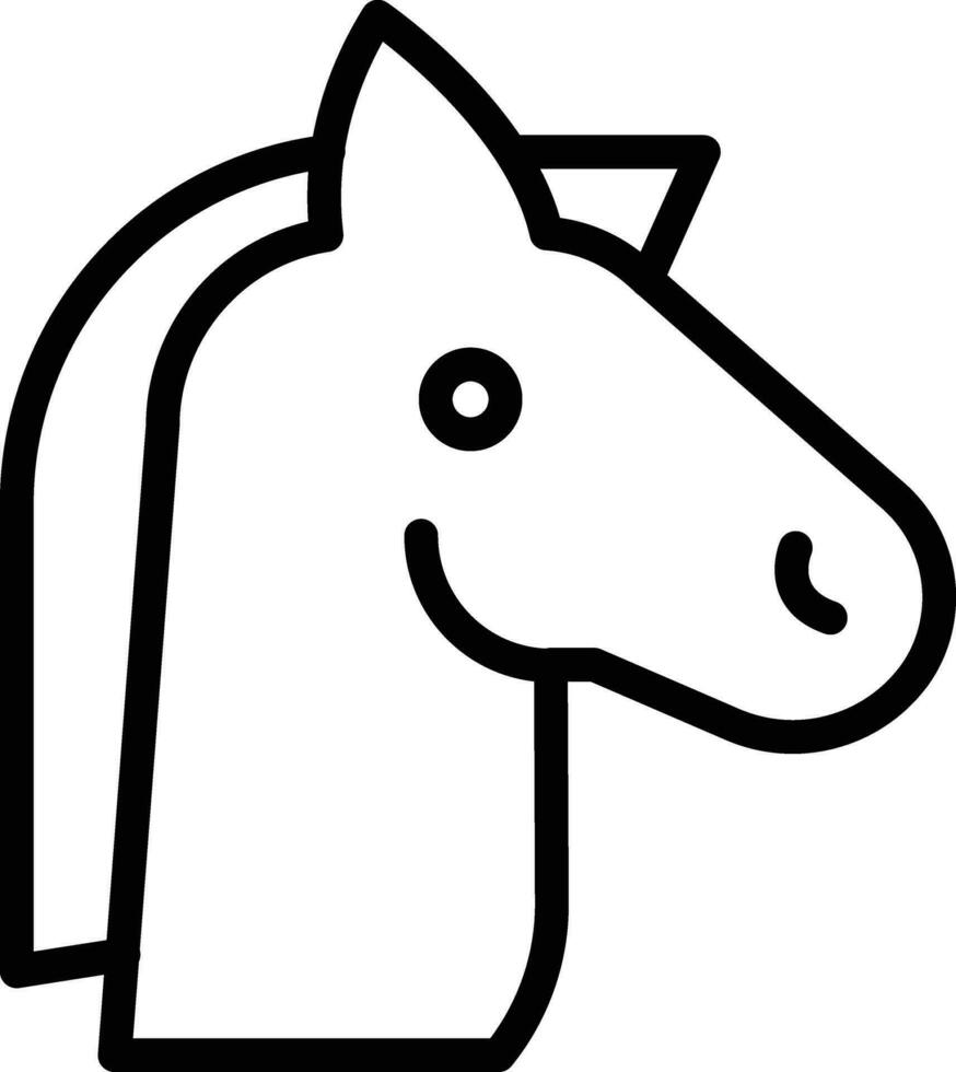 Pferd-Vektor-Symbol vektor