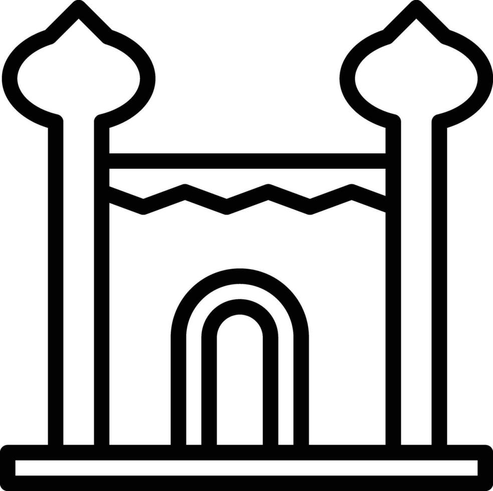 Dubai Tor Vektor Symbol