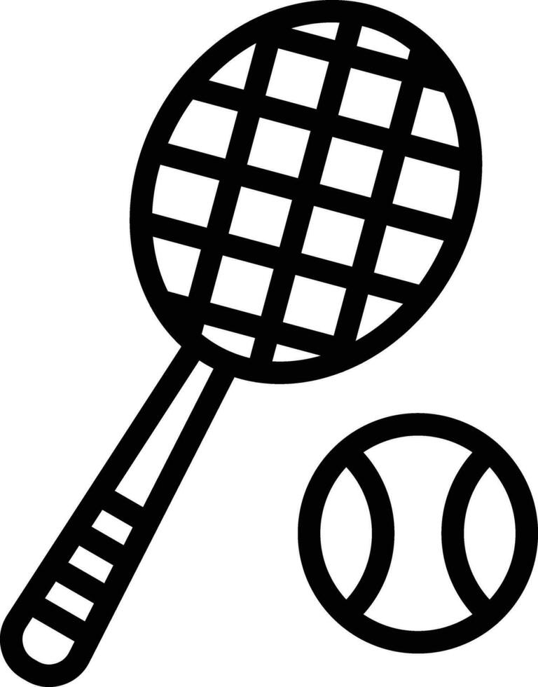 Tennis-Vektor-Symbol vektor