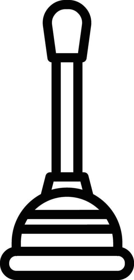 Toilette Kolben Vektor Symbol