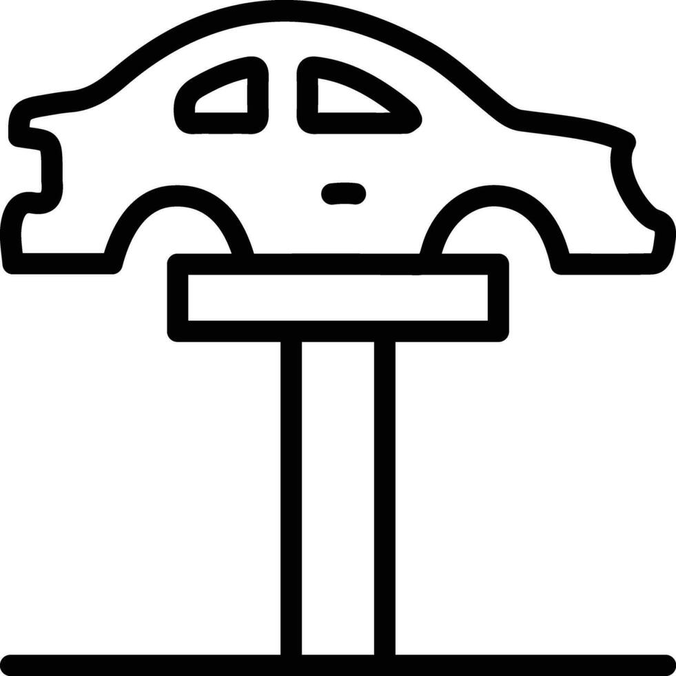 Auto Aufzug Vektor Symbol