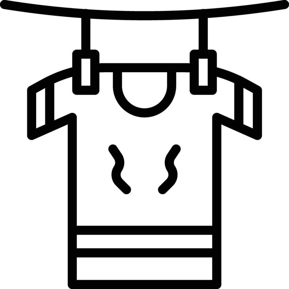 Trocknen Kleider Vektor Symbol