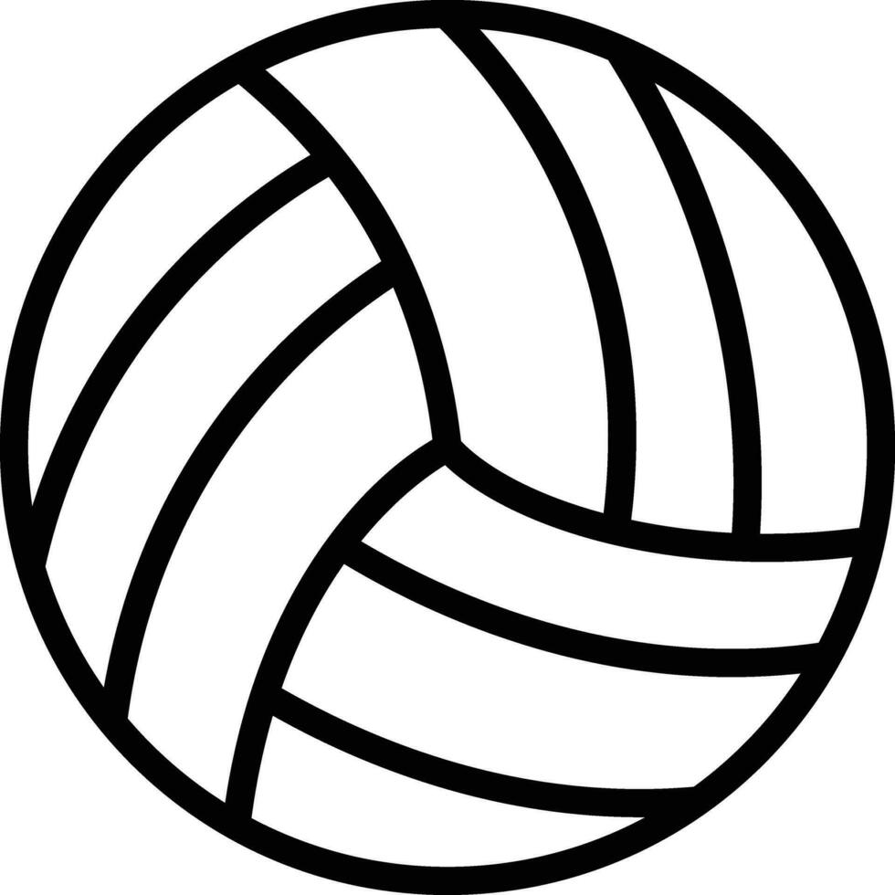 volleyboll vektor ikon