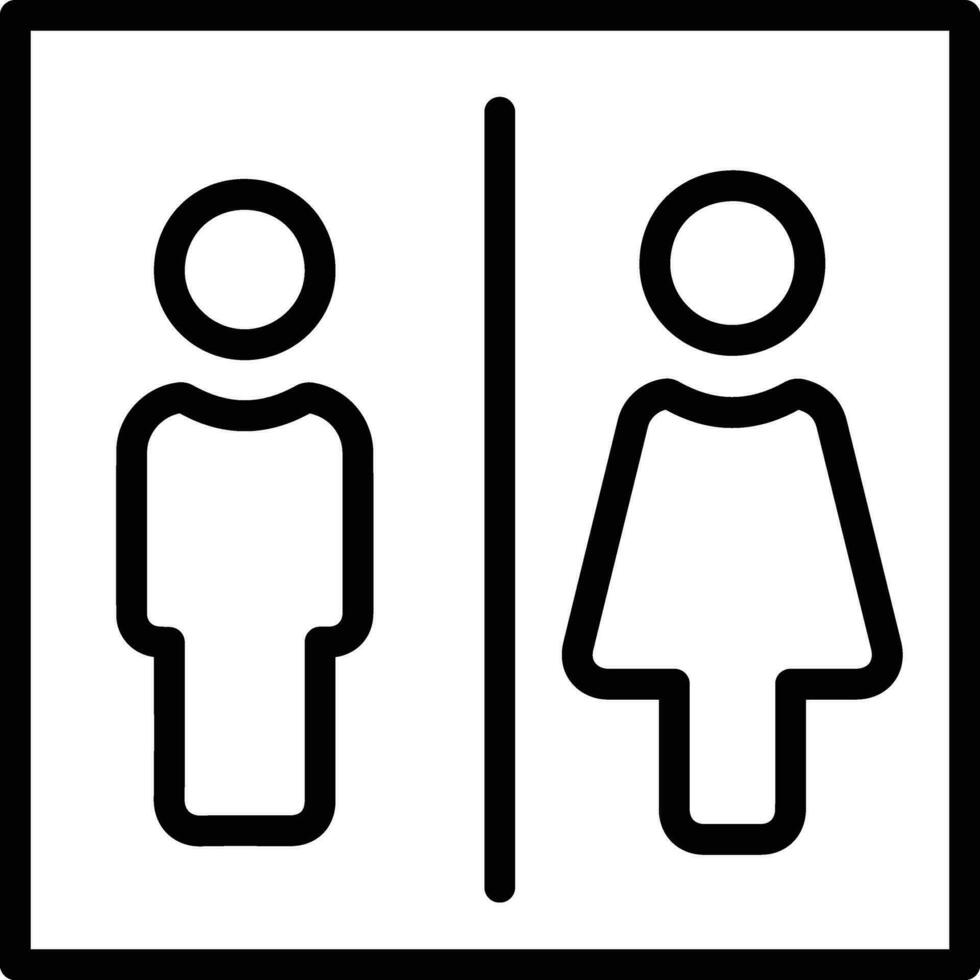 Toilette Vektor Symbol