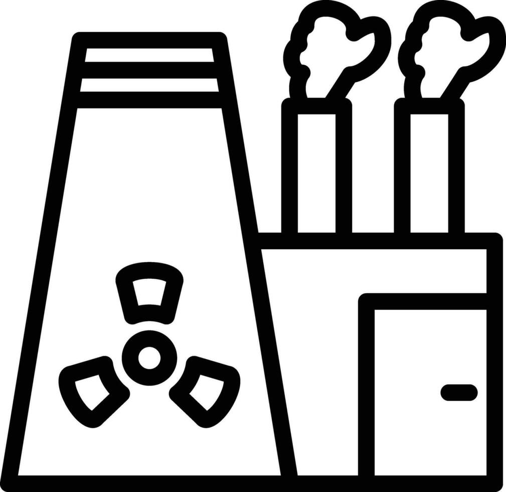 Vektorsymbol für Kernenergie vektor