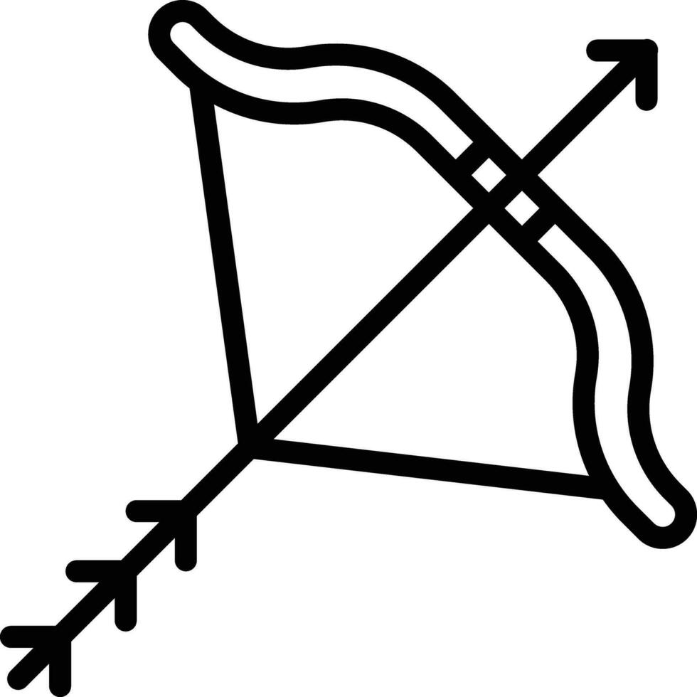 Bogen-Vektor-Symbol vektor