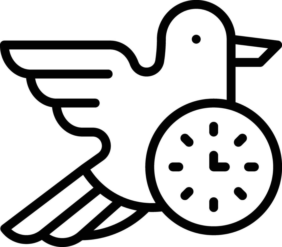 früh Vogel Vektor Symbol