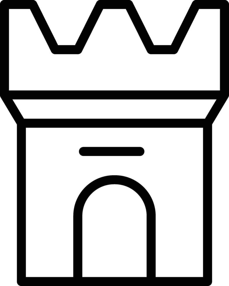 Festungsvektorsymbol vektor