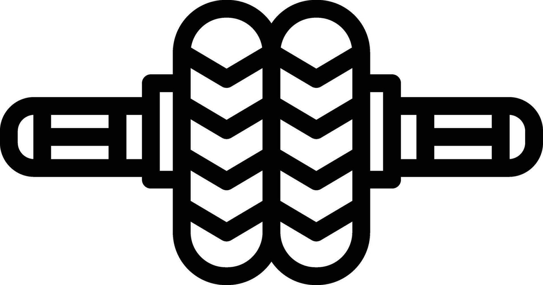 Fitnessstudio Rad Vektor Symbol