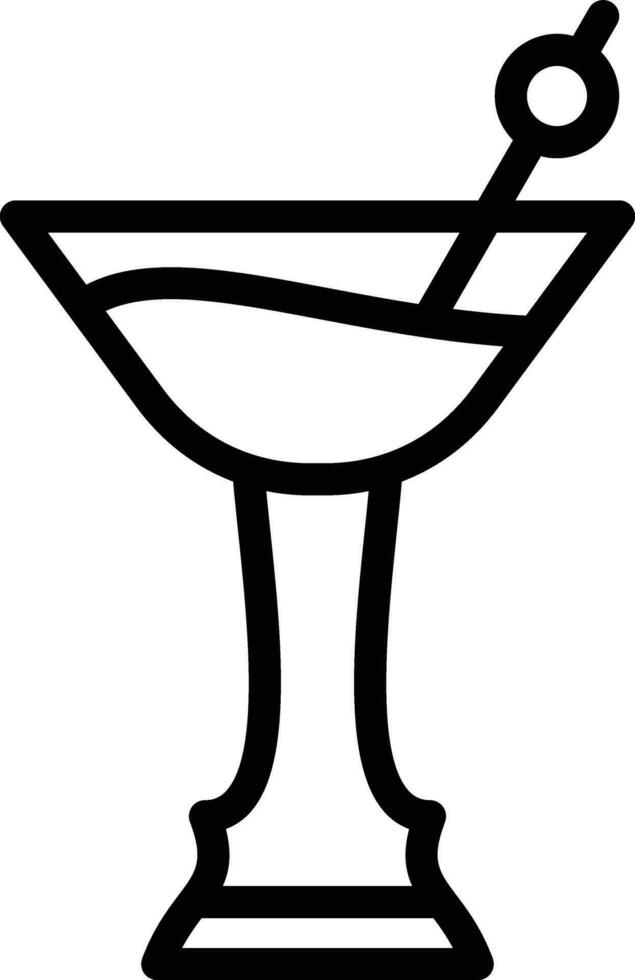 Martini-Vektor-Symbol vektor