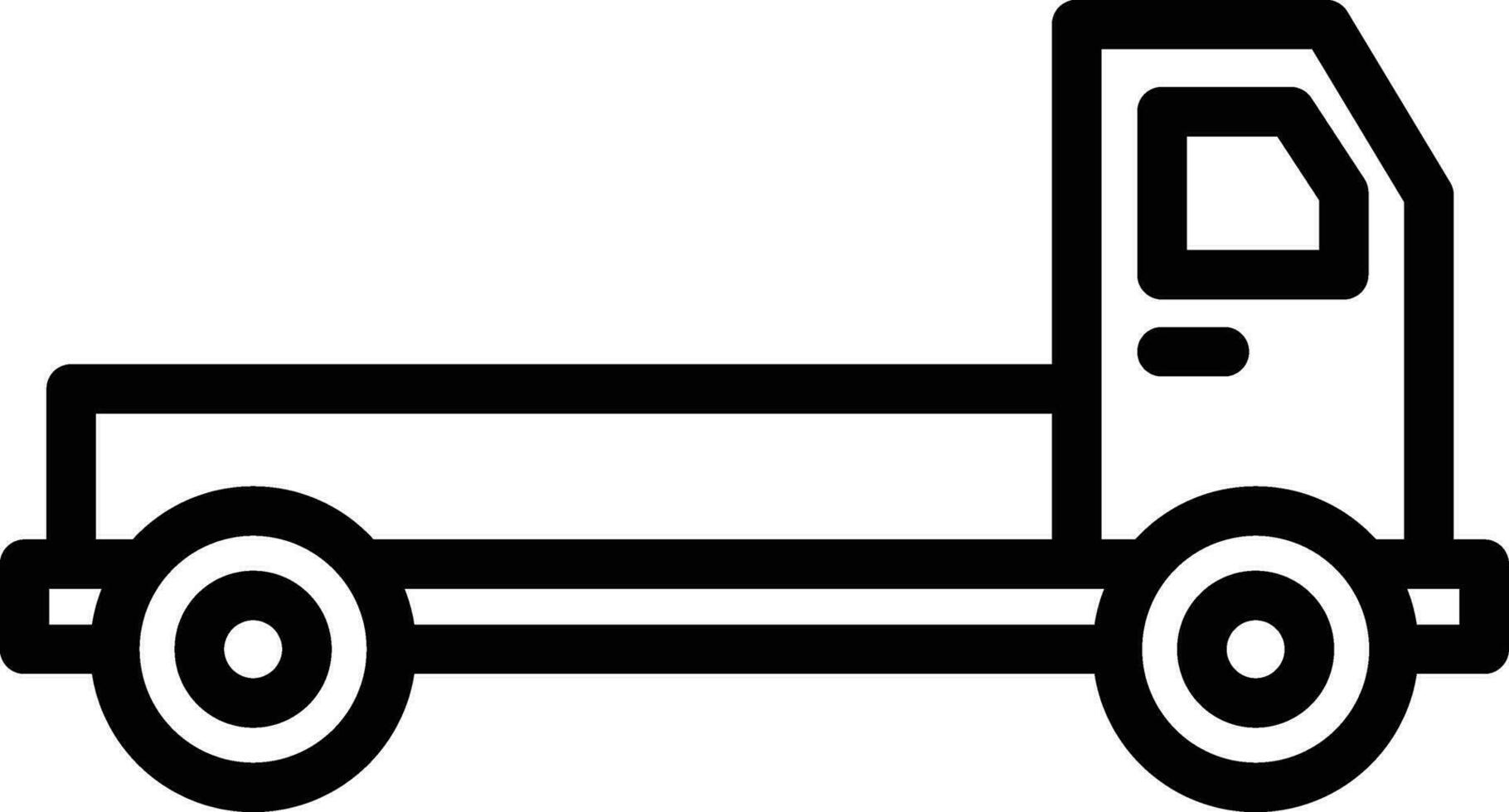 LKW Anhänger Vektor Symbol