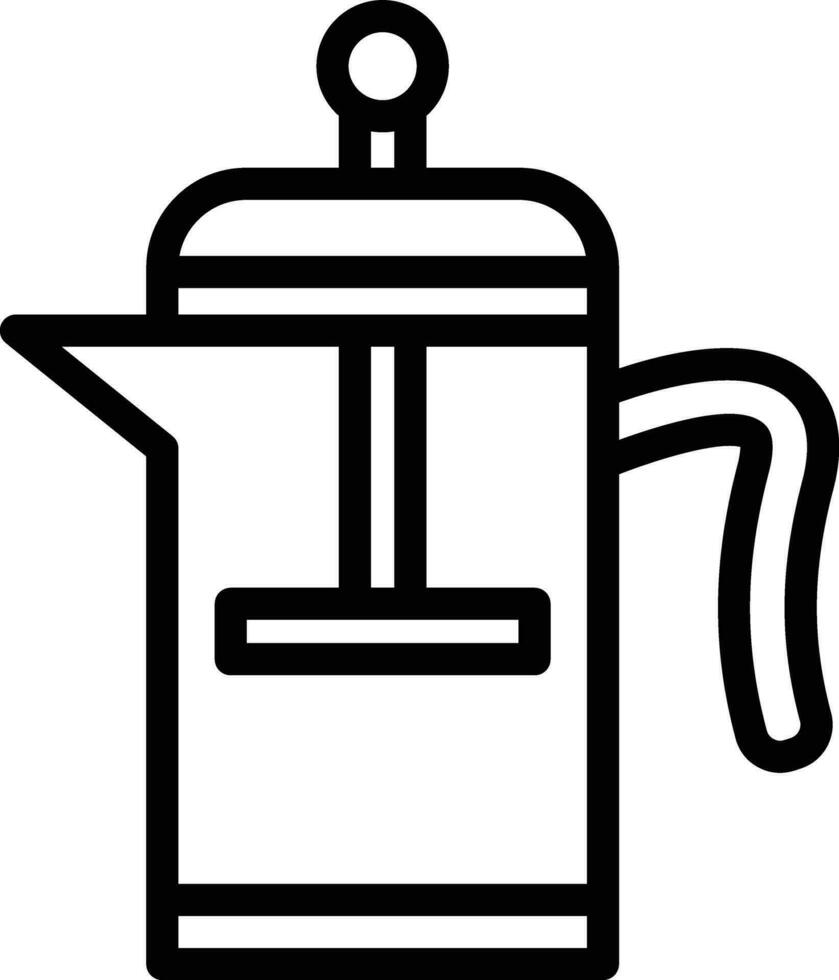 kaffe Tryck vektor ikon