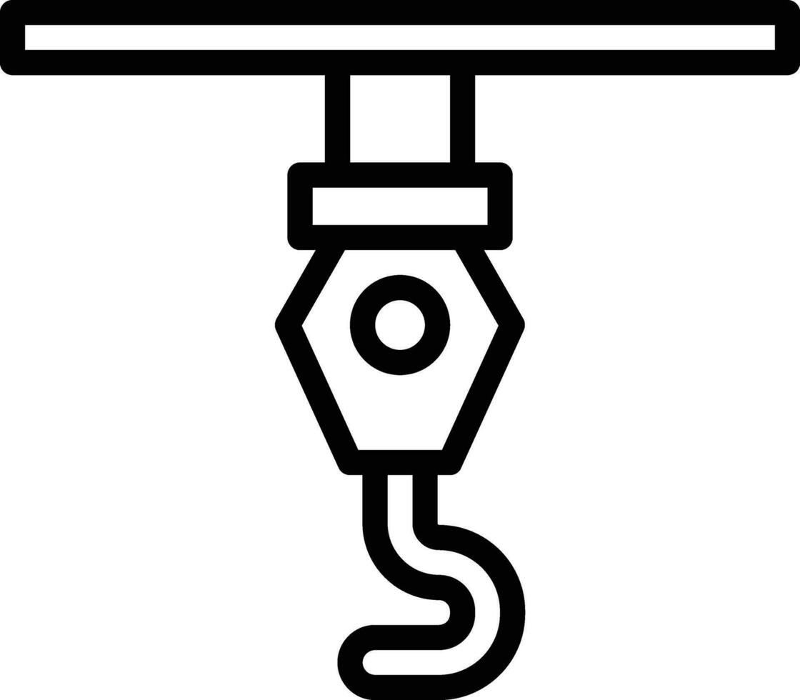 Industrie Haken Vektor Symbol